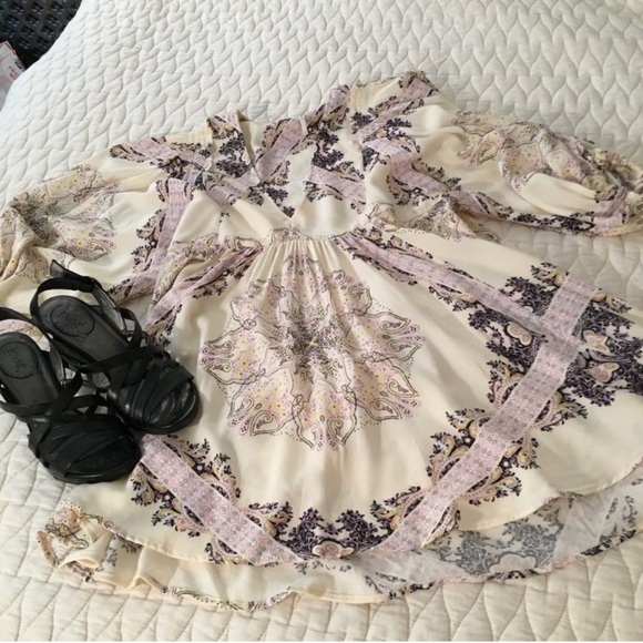 Free People dress Tunic Girl Talk Tunic shirt dress - Picture 6 of 15